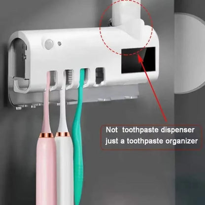 UV Toothbrush Sterilizer & Wall Mounted Toothbrush Holder